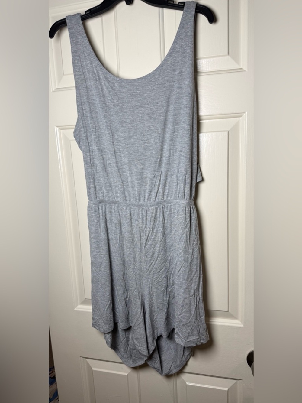 Old Navy Cute Gray Cut Out Detail Comfy Romper